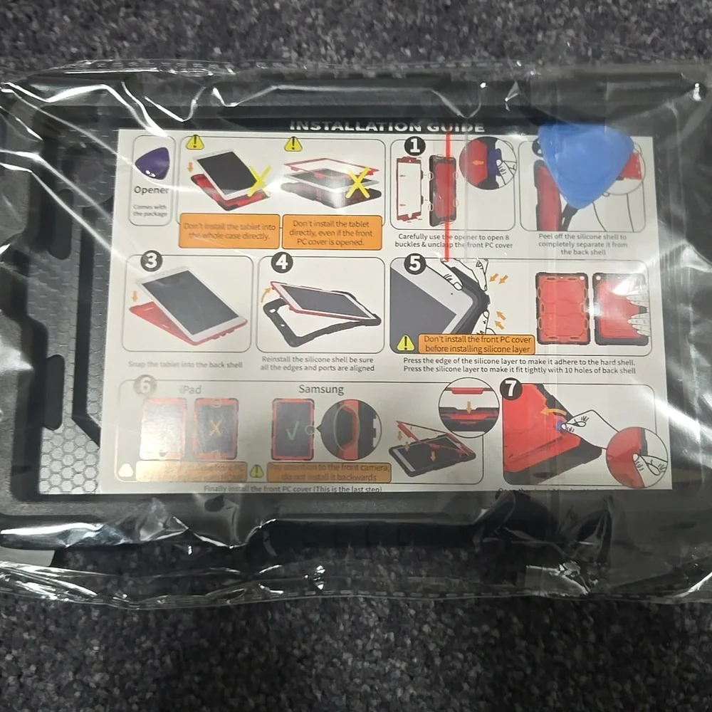 Samsung Galaxy Tab A9 Rugged Black Case
